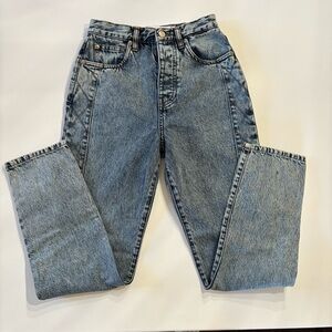 IRO Paris Denim Gismond Style Size 26 Acid Wash